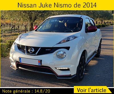 Nissan Juke Nismo (année 2014)